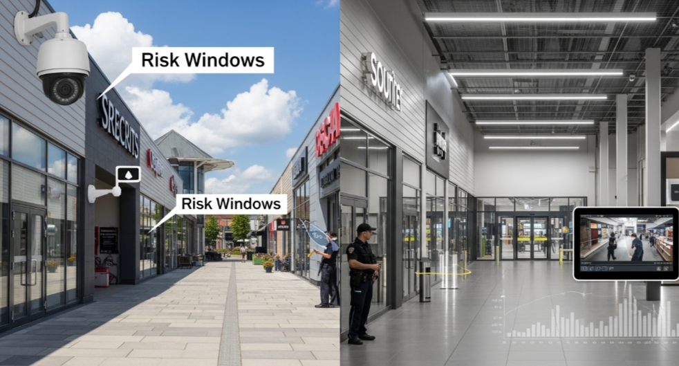 Choosing Shopping Center Security Solutions That Fit Your Risk Windows