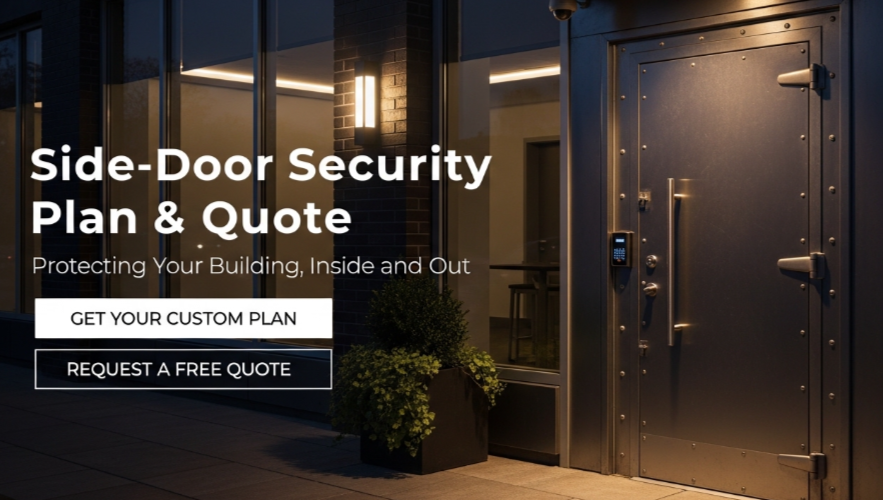 Get a Side-Door Security Plan and Quote for Your Building