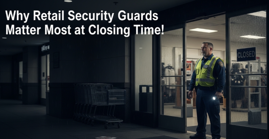 Why Retail Security Guards Matter Most at Closing Time!