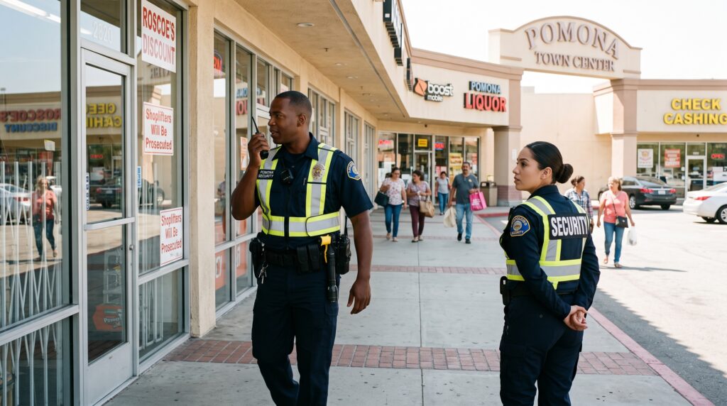 Retail Security Guards in Pomona: Cutting Shoplifting at Strip Malls
