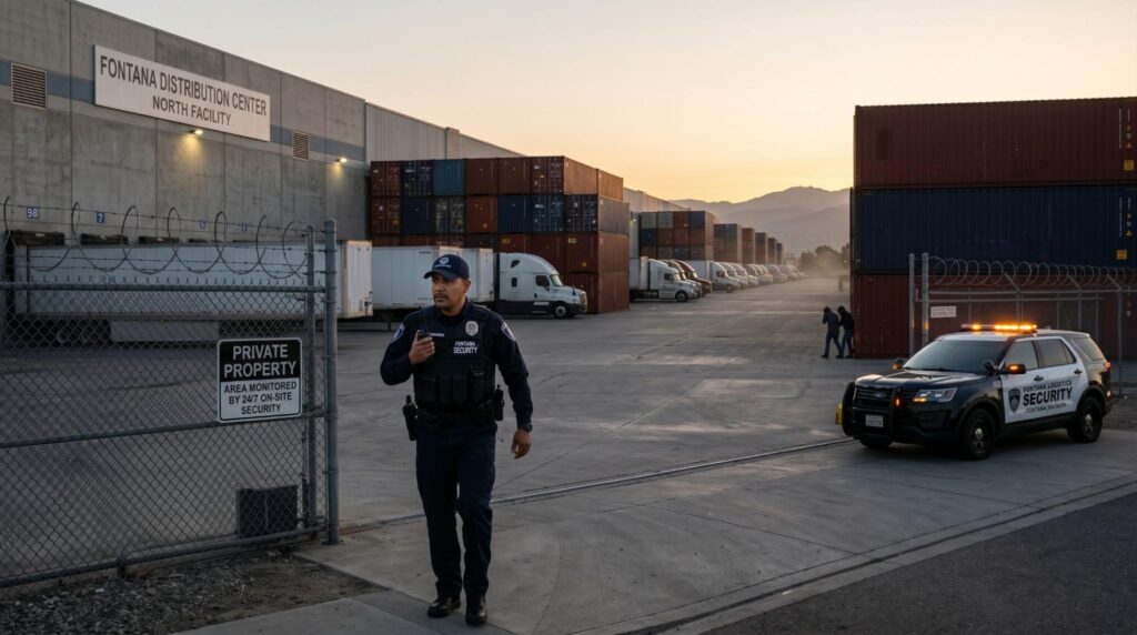 Fontana Warehouse Security | On-Site Guards & 24/7 Patrol