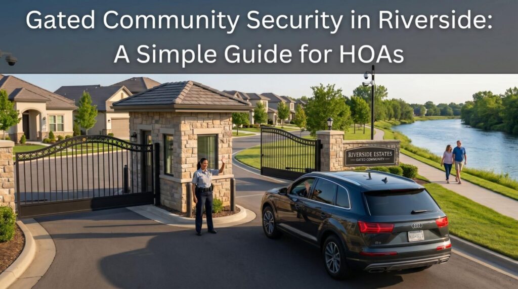 Gated Community Security in Riverside: A Simple Guide for HOAs